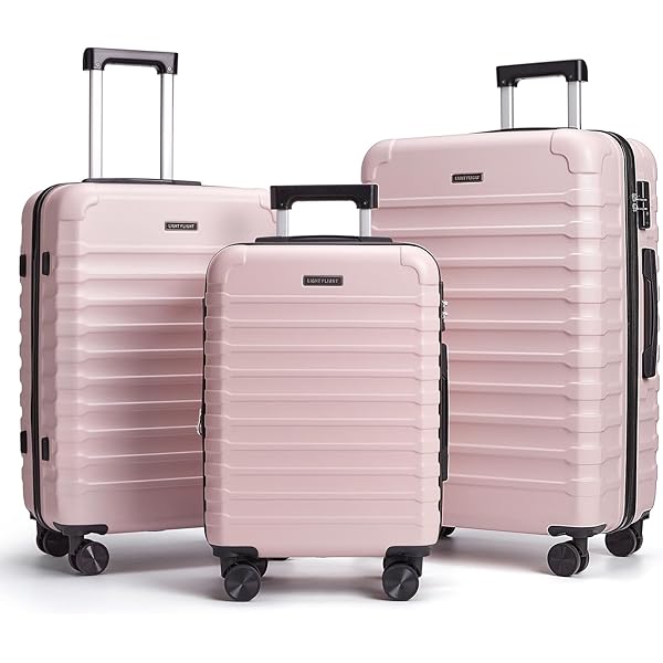 Amazon.com | Leluxe Travel 4 Piece Luggage Set with Spinner Wheels